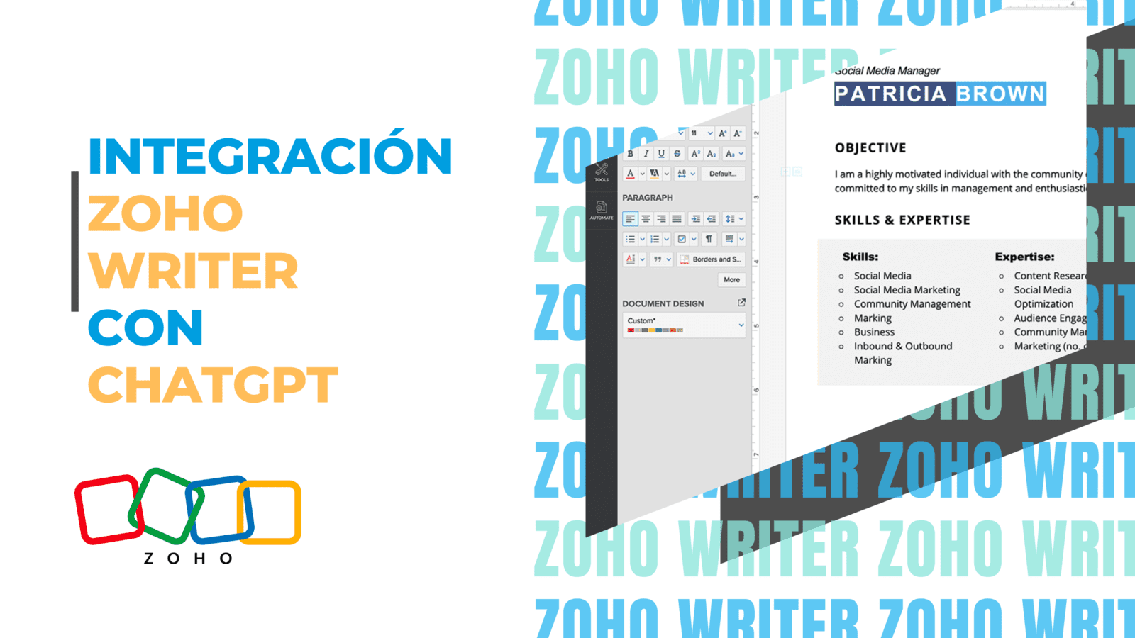 Tip #4 Zoho - Integración de ChatGPT con Zoho Writer
